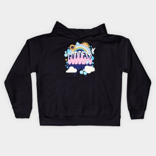 Vintage Goddess Kids Hoodie